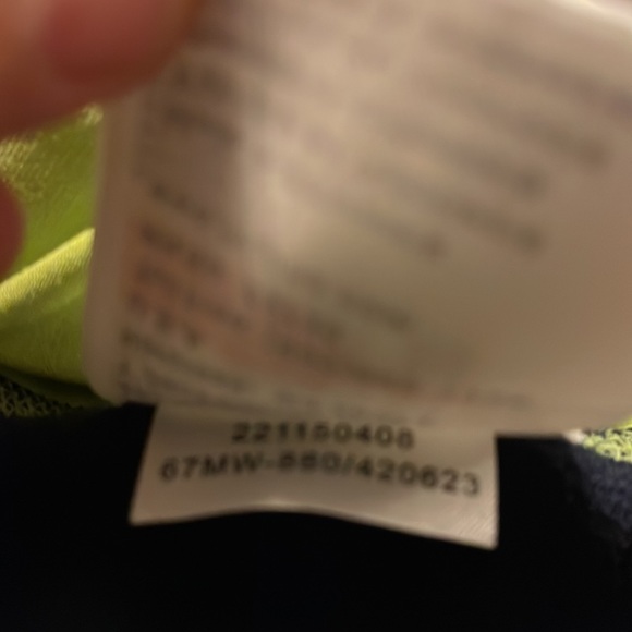 Mizuno Women’s Quarter Zip Sweatshirt medium Blue and Green - Picture 8 of 8